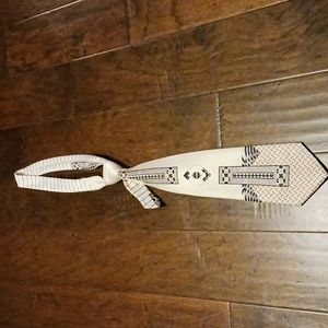 Side Black/White tie with multi designs